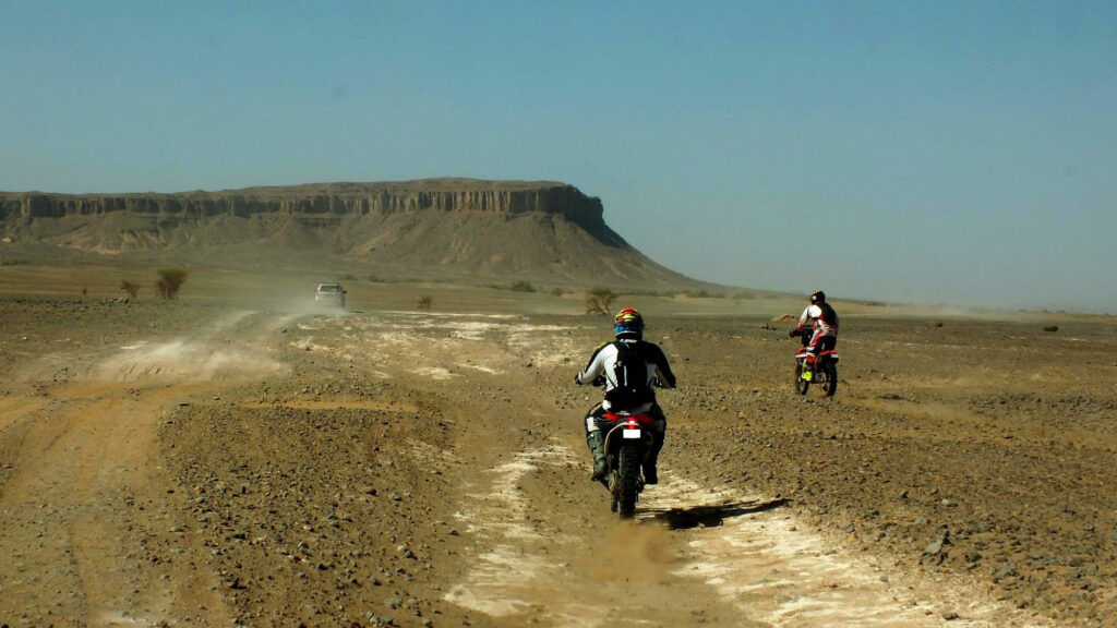 5 days motorcycle tour from Ouarzazate to Chegaga Desert