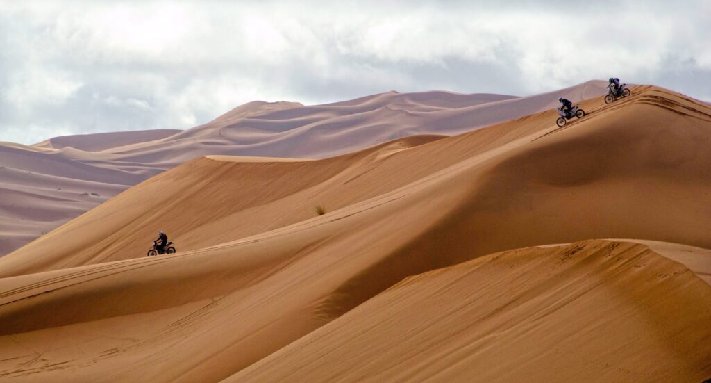 4 days motorcycle tour from Ouarzazate to Chegaga desert