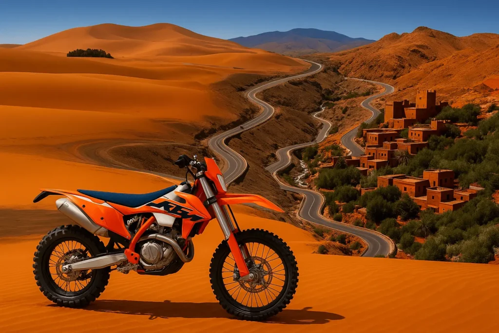 7 Days Motorcycle tour from Marrakech to desert