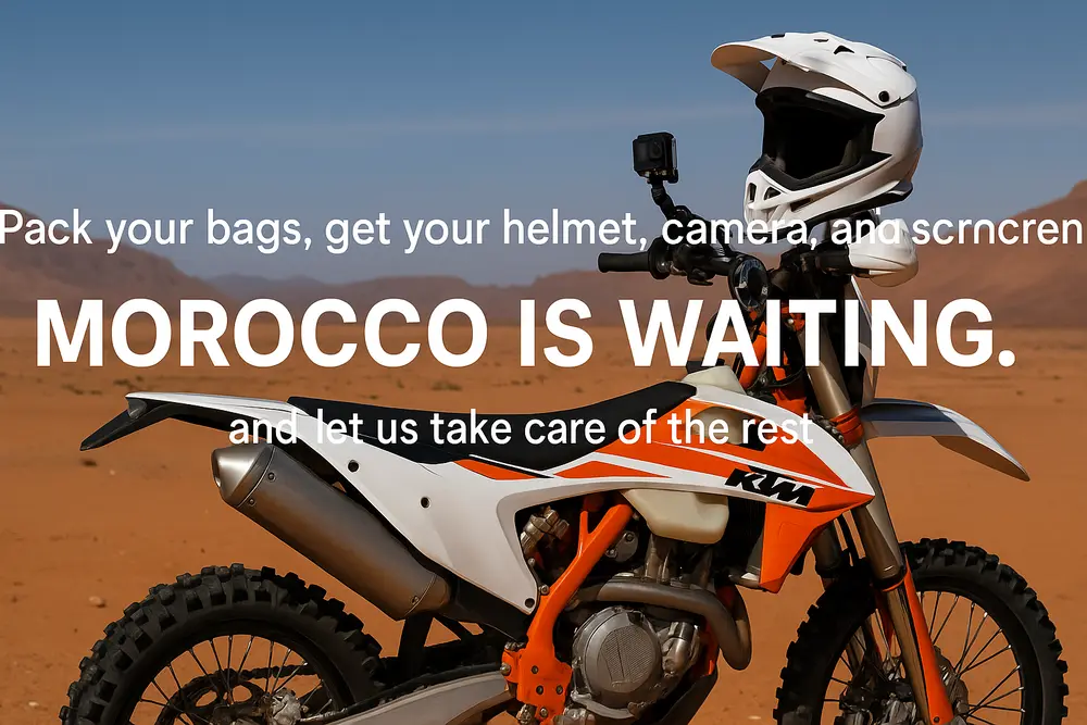 1 Day Motorcycle Tours in Merzouga Desert