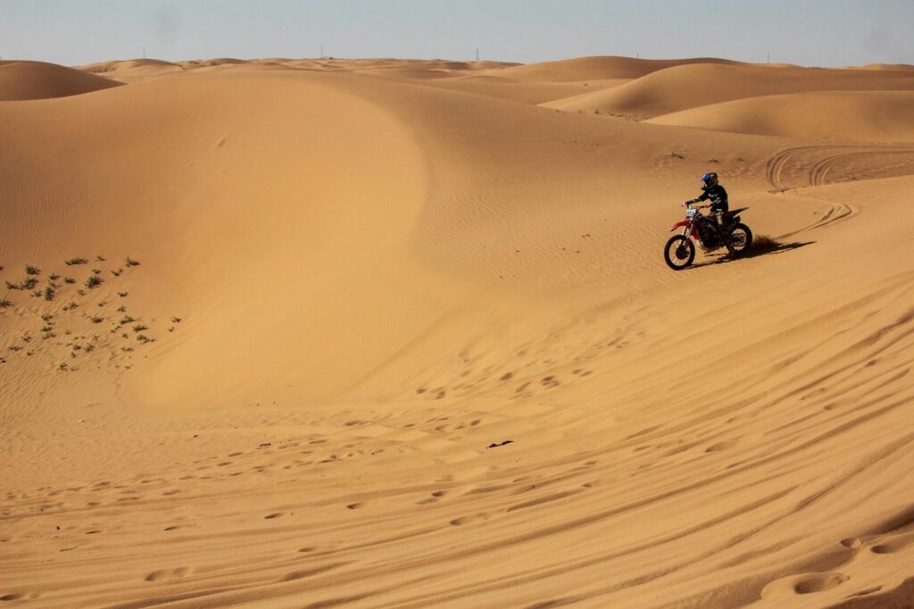 6 days motorcycle from Errachidia to erg Chebbi dunes Merzouga