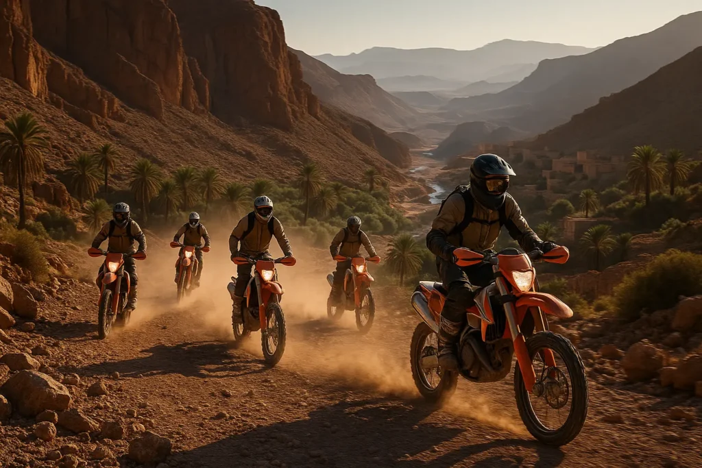 off-road motorcycle  tours in Morocco