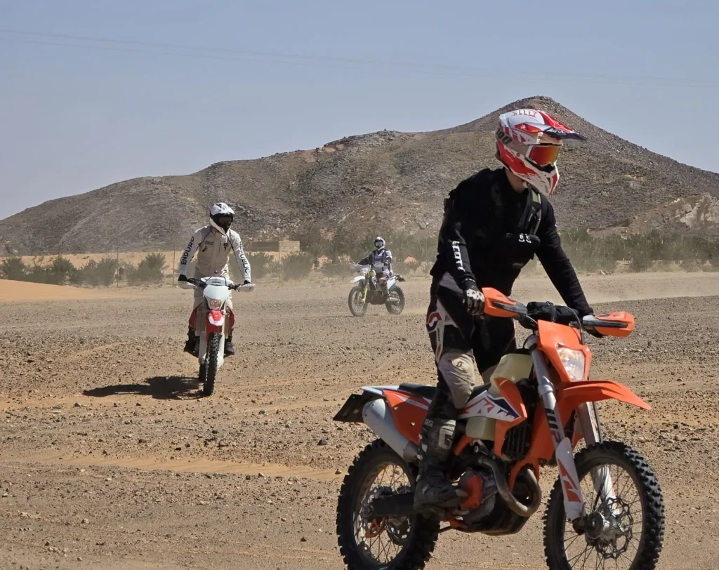 6 days Atlas and desert motorbike loop ,Atlas Mountains motorcycle loop, Morocco desert motorbike tour, off-road motorcycle Morocco